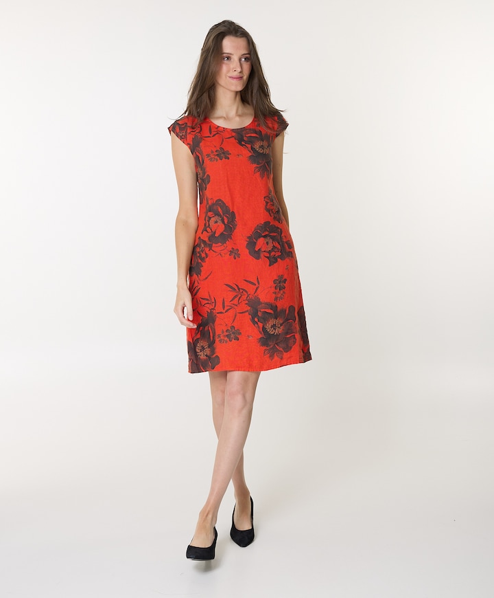 Dames jurk rood