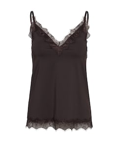 Dames top bruin