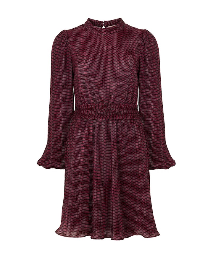 Dames jurk bordeaux