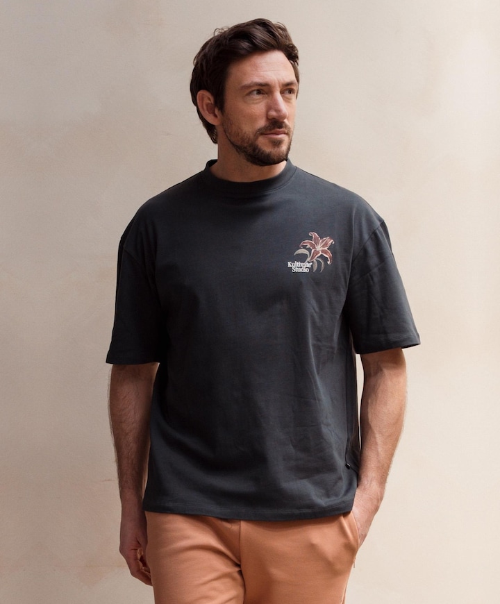 Heren T-shirt grijs
