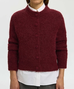 Dames vest bordeaux