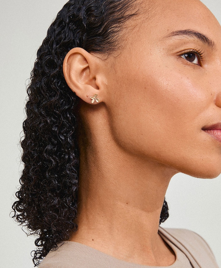 Dames oorbellen goud