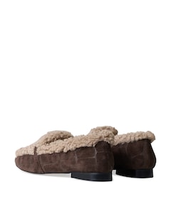 dames loafers bruin