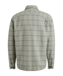 Heren overhemd lange mouw groen