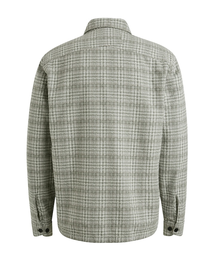 Heren overhemd lange mouw groen