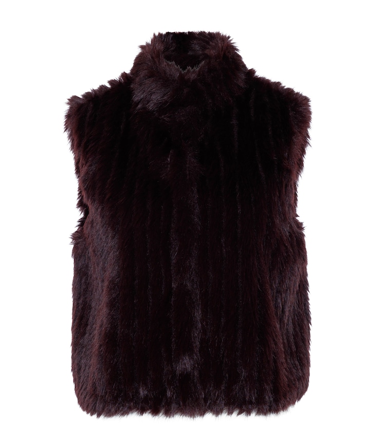 Dames gilet bordeaux