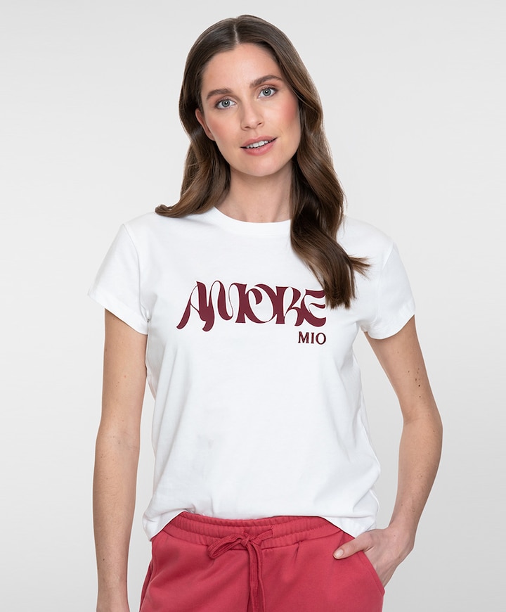 Dames T-shirt ecru