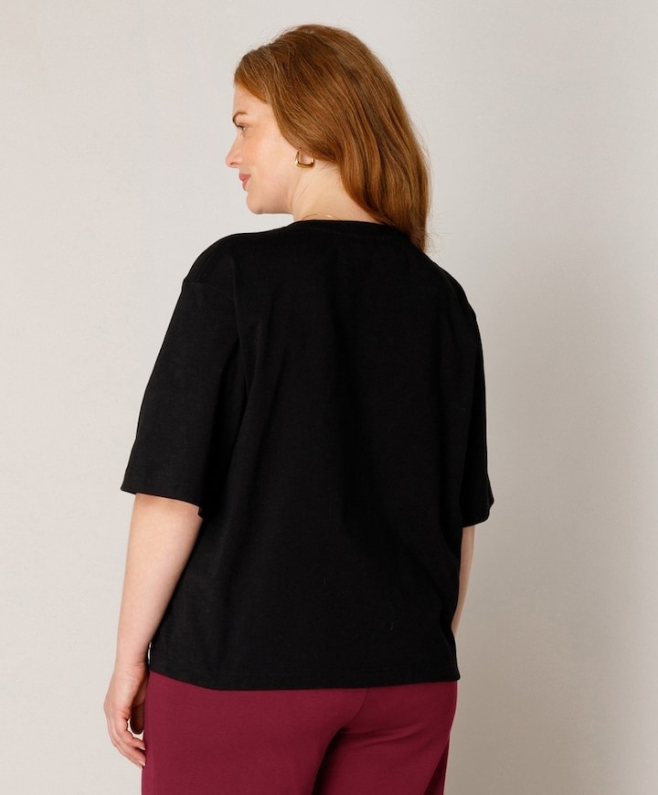 Dames T-shirt zwart