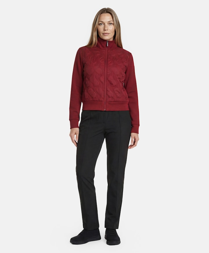 Dames jas bordeaux