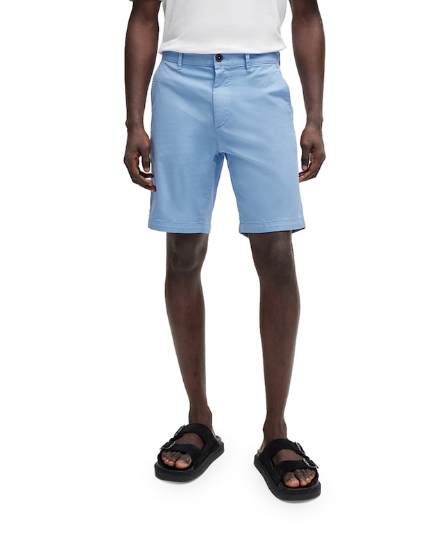 Chino-slim-Shorts 10248647 01 korte broek blauw