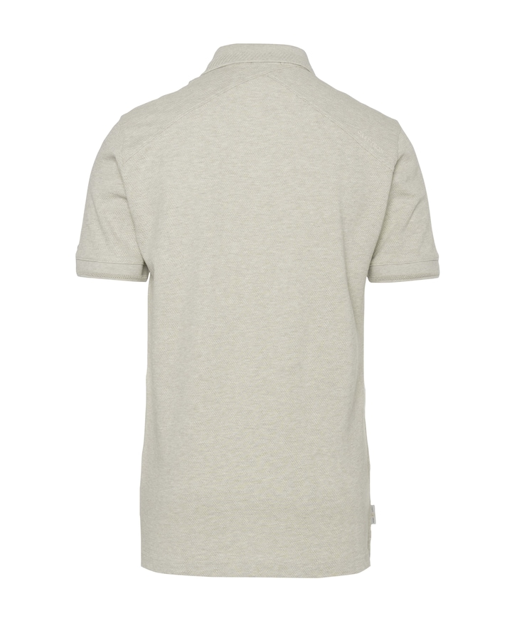 Heren polo grijs