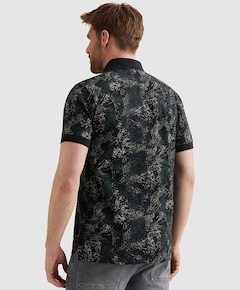 Heren polo blauw