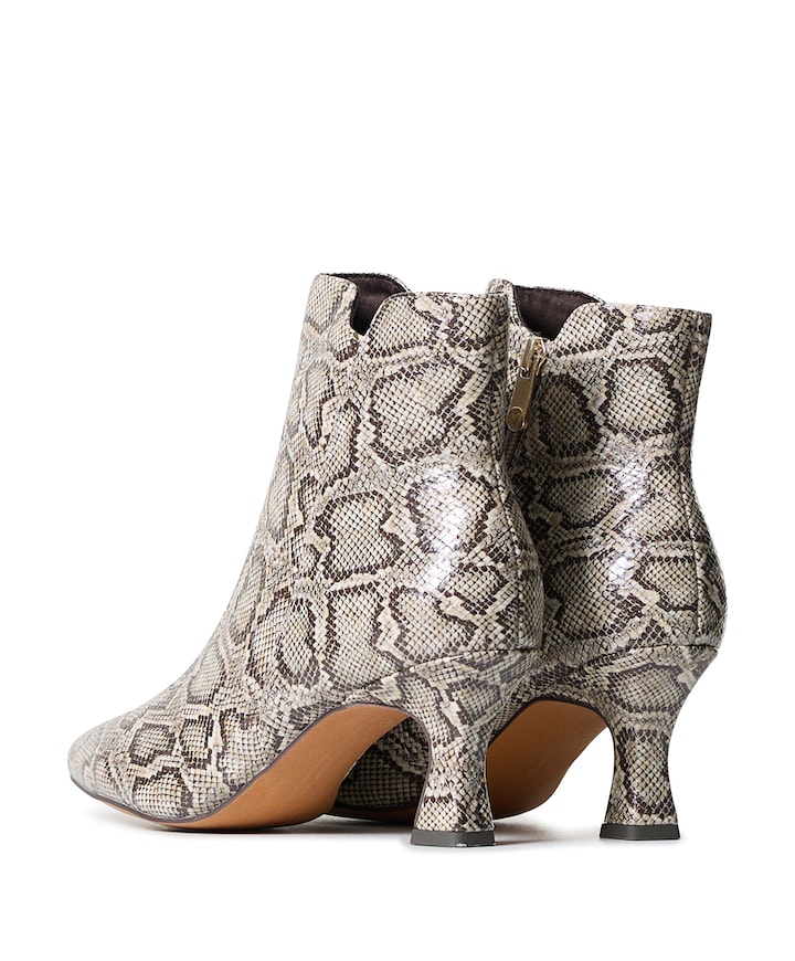 Women enkellaarzen beige