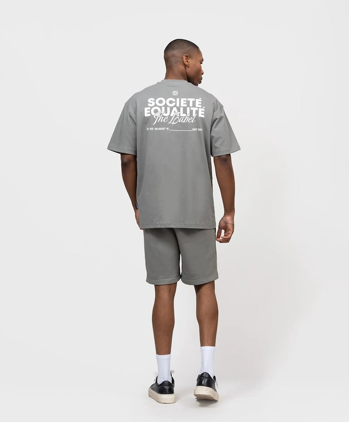 Uniseks t-shirt grijs