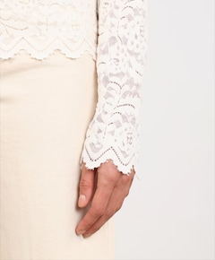 Dames top ecru