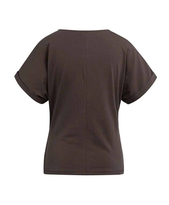 Dames T-shirt bruin