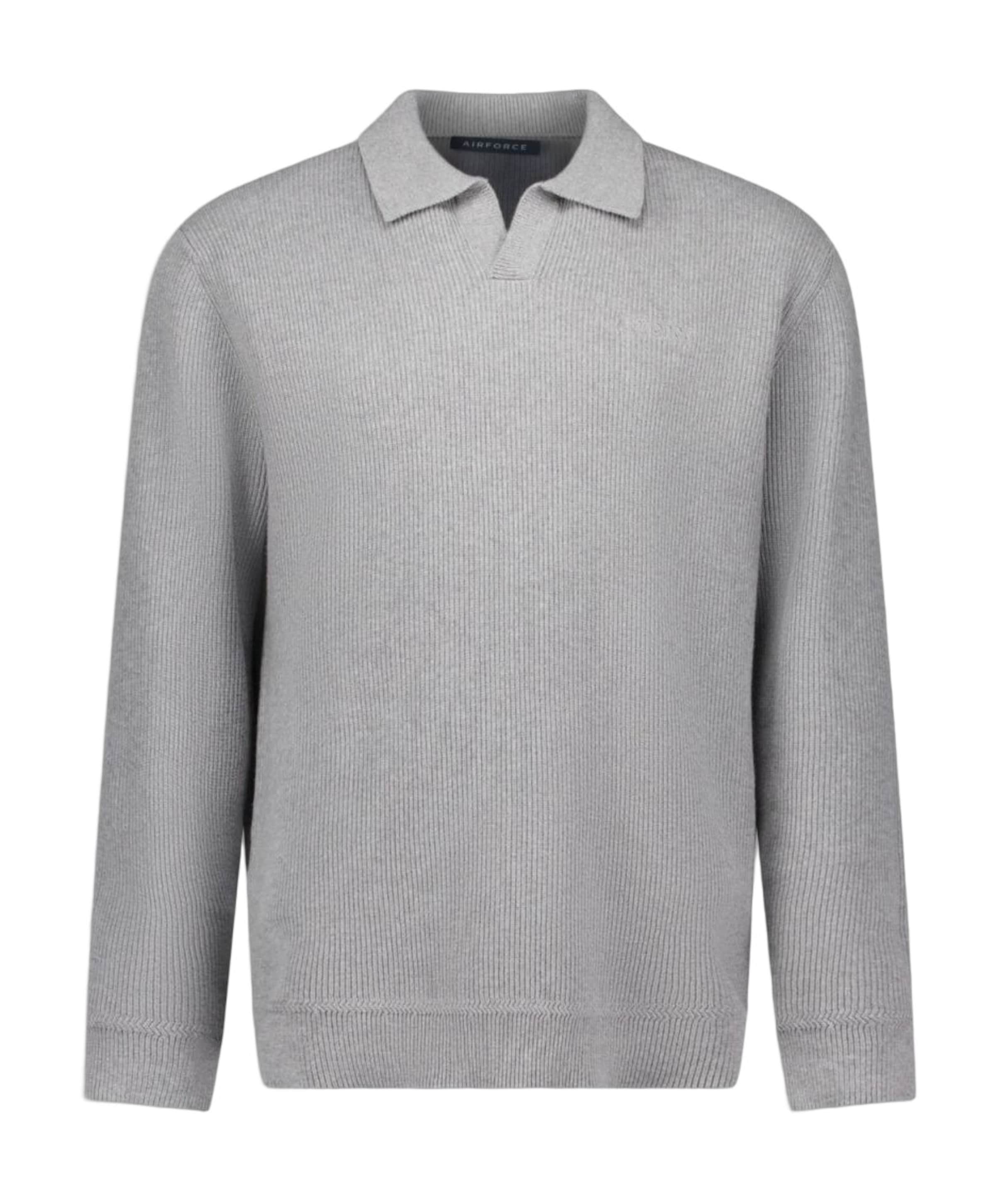 Heren polo grijs