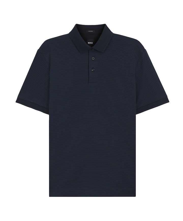Heren polo blauw