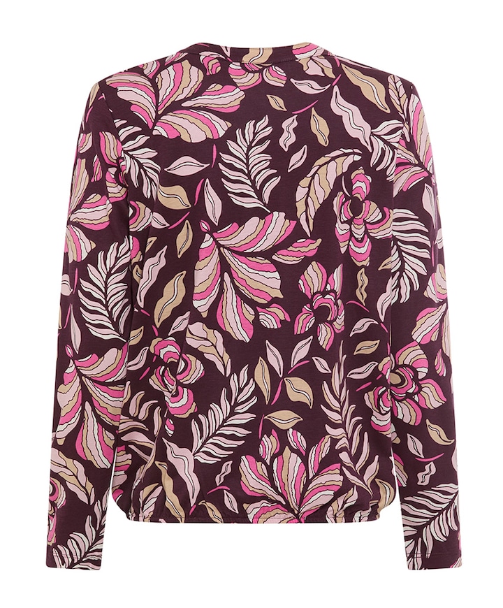 Dames longsleeve bordeaux