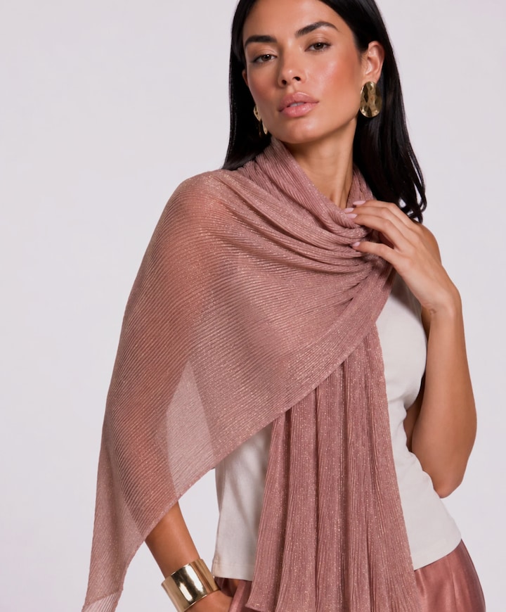 Dames sjaal roze