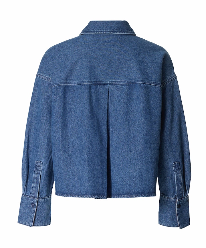 Dames blouse blauw