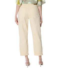 Caitlina Sidepatch Colour dames jeans geel