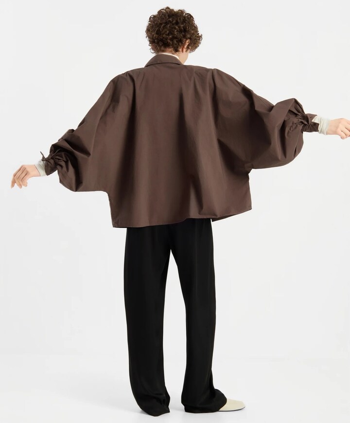 Dames blouse bruin
