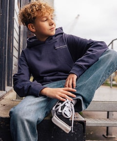 Jongens hoodie paars