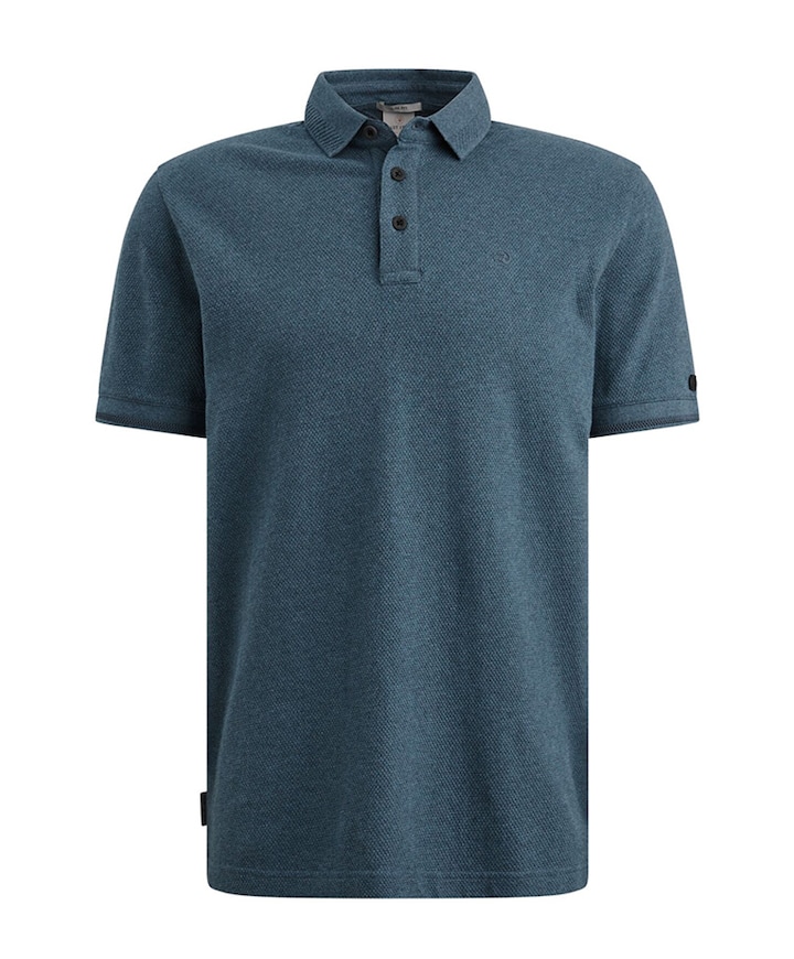 Heren polo blauw