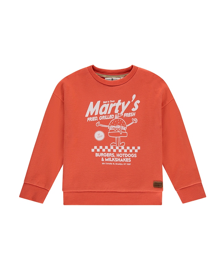 Jongens sweater oranje