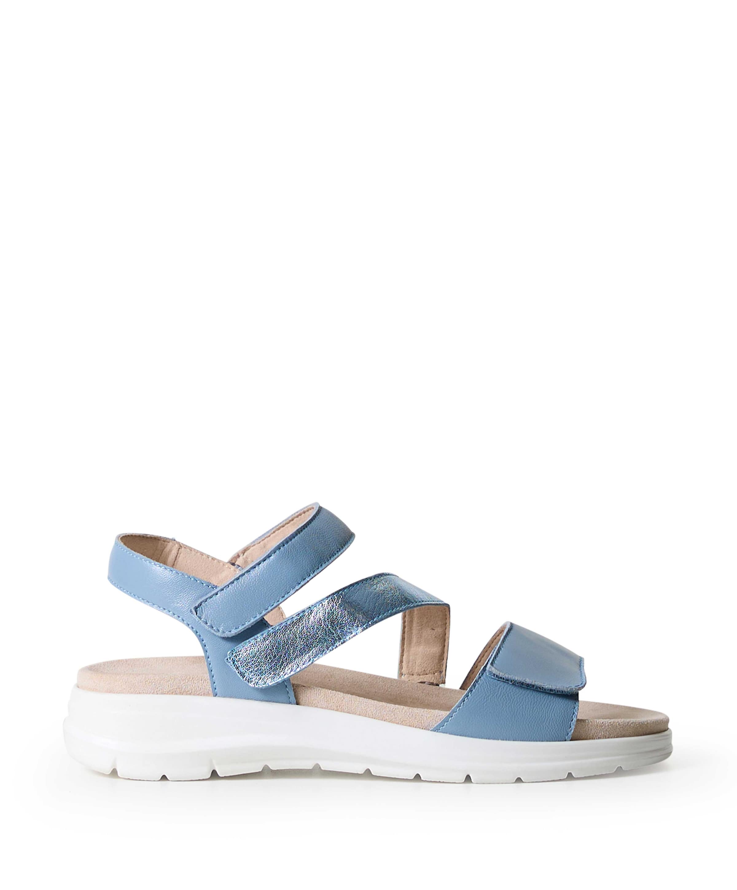 dames sandalen blauw
