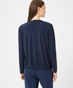 Dames longsleeve blauw