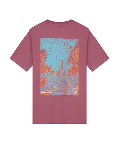 Heren t-shirt bordeaux