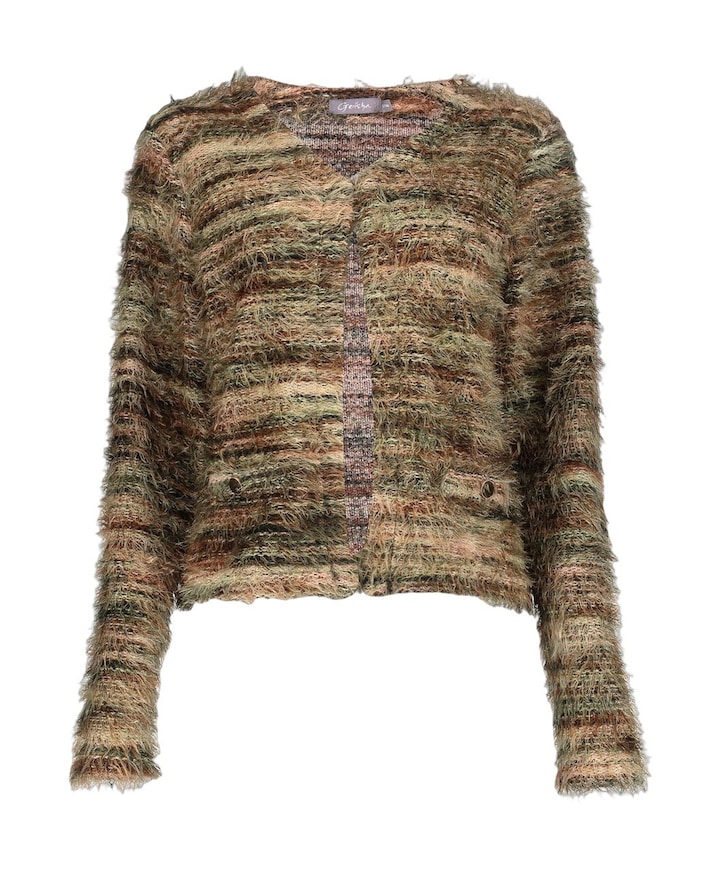 Dames vest bruin