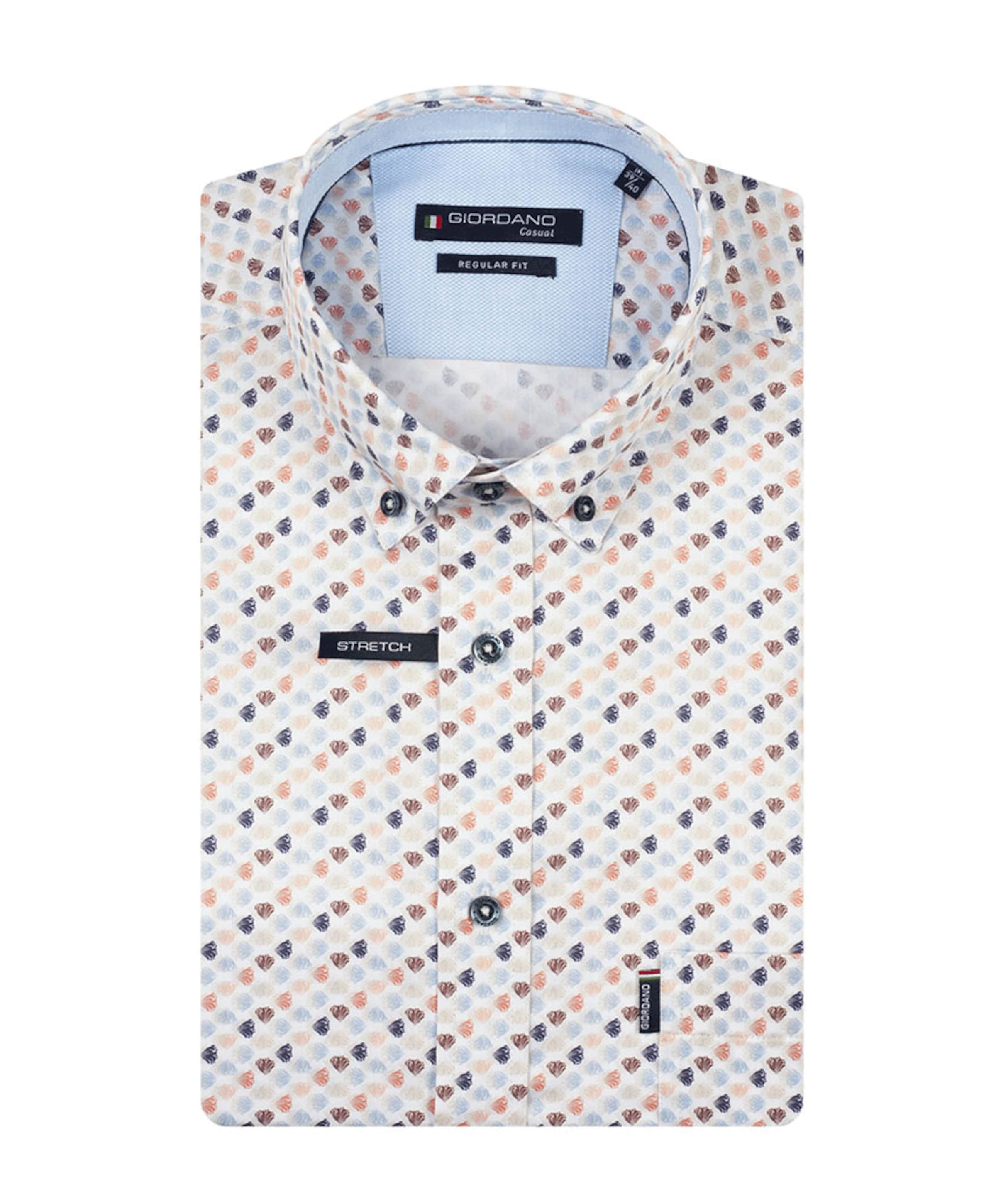 Heren overhemd lange mouw rood