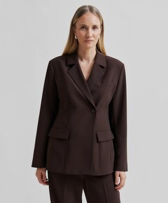 Dames blazer bruin