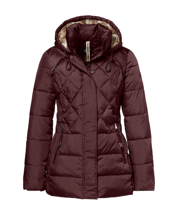 Dames jas bordeaux