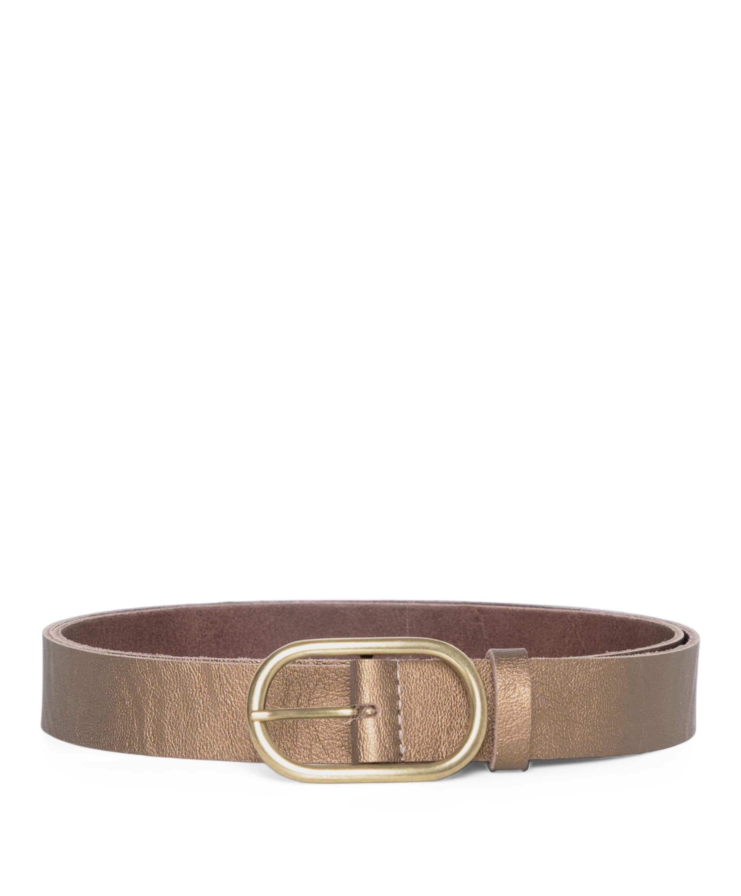 Dames riem beige
