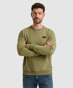 Heren longsleeve groen