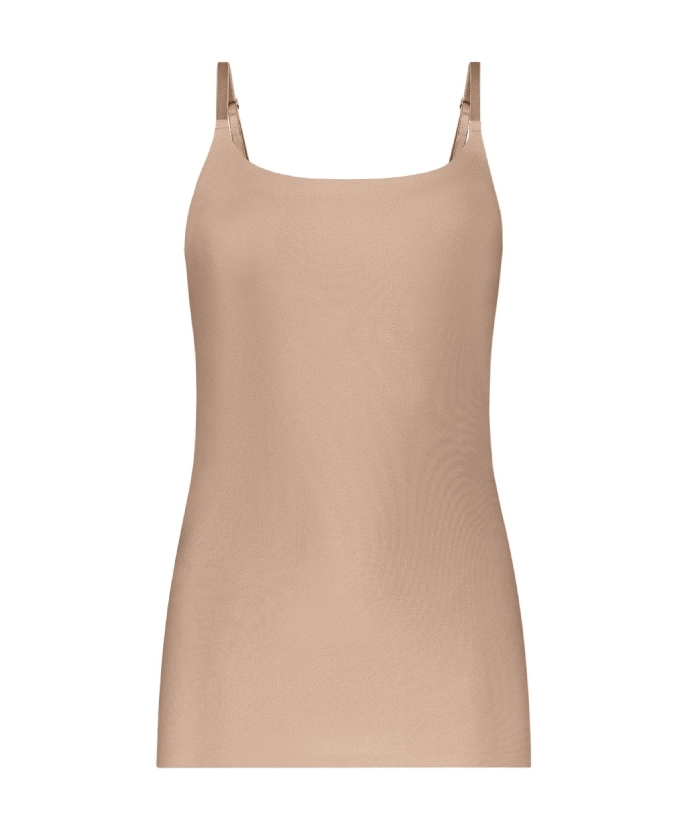 Dames hemd beige