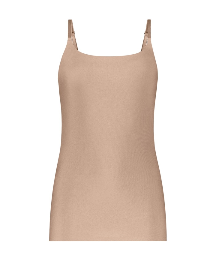 Dames hemd beige