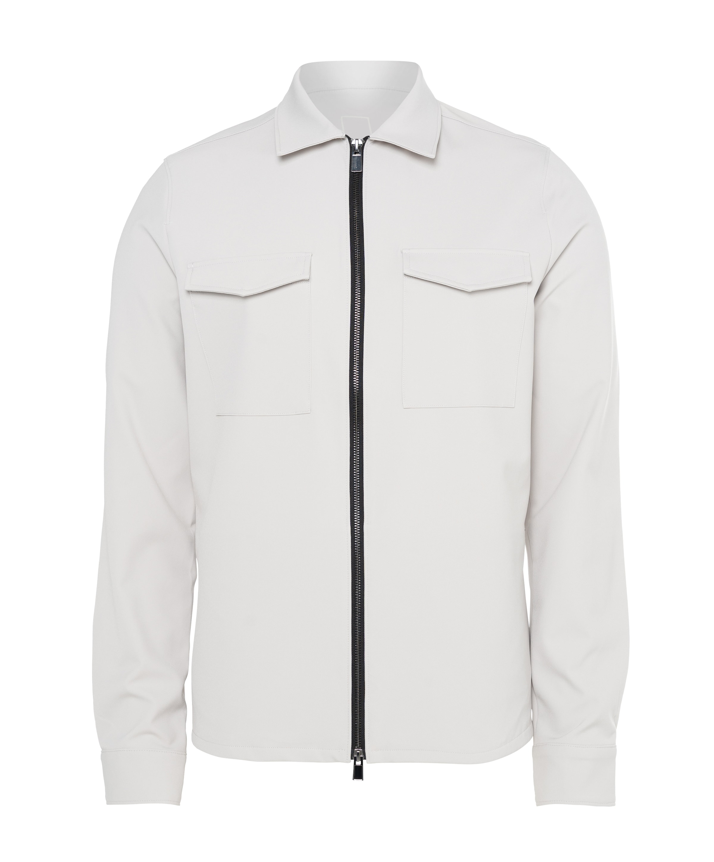 Heren overshirt grijs