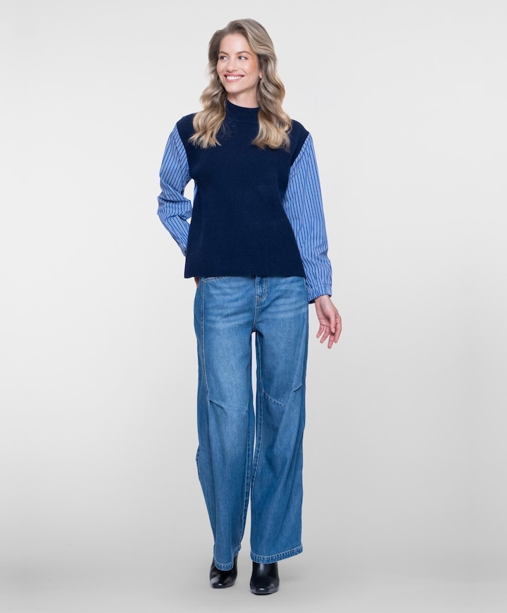 Dames trui blauw