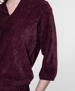 Dames blouse bordeaux