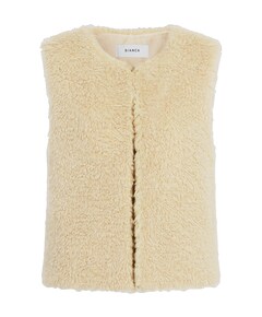 Dames gilet beige