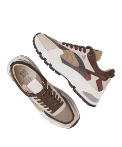 Liz Leighton dames sneakers beige