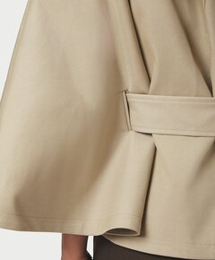Dames cape beige