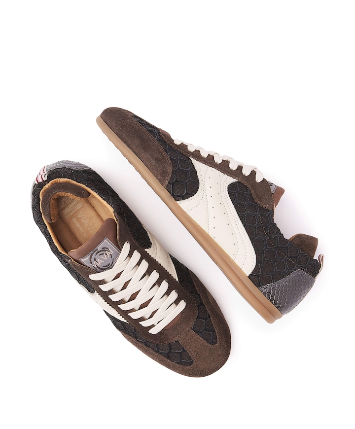 June Haylee dames sneakers bruin