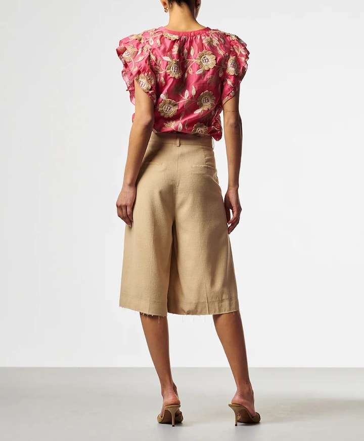 Dames top rood