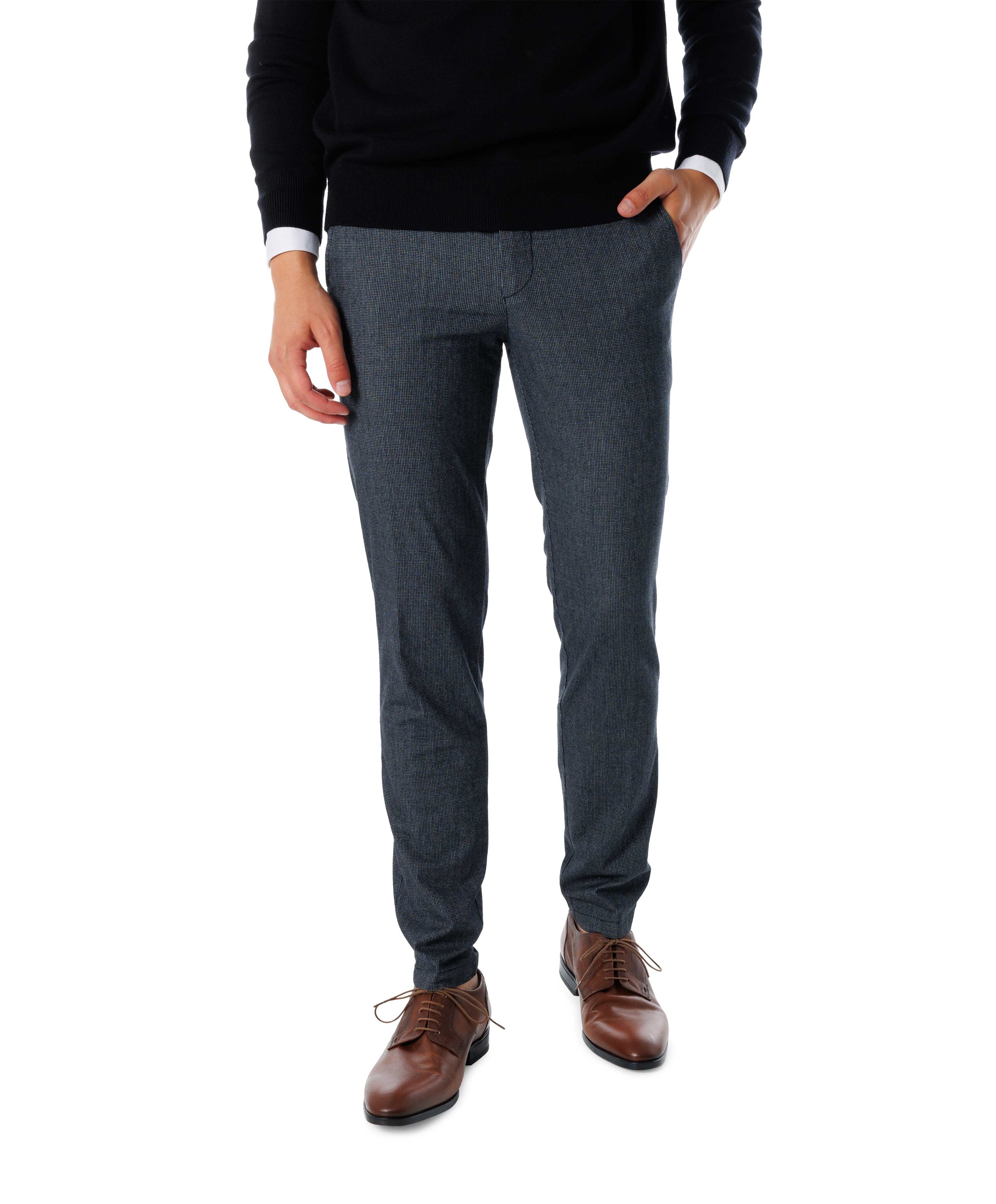 Modern Chino Collection heren broek blauw